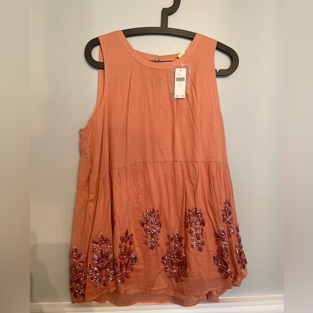 Anthropologie sparkly shirt NWT